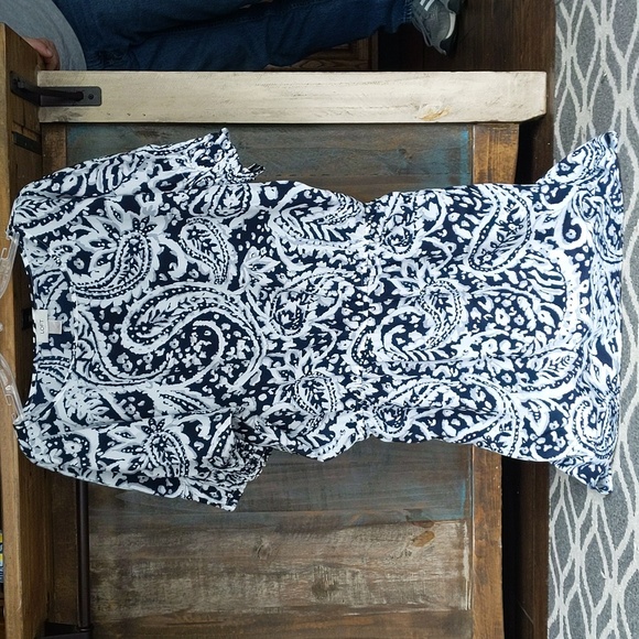 LOFT Lightweight Paisley Dress - Women's 10 - Picture 1 of 6